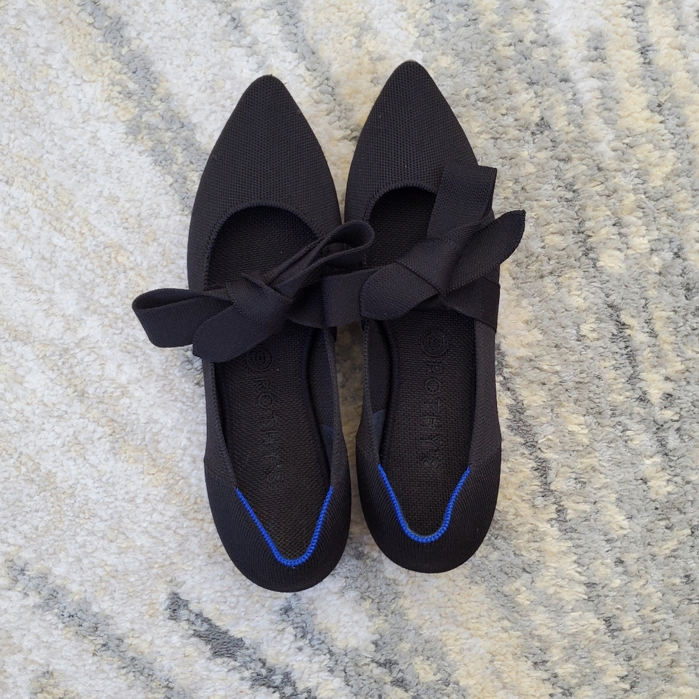 Rothy's Mary Jane Point Toe Flats